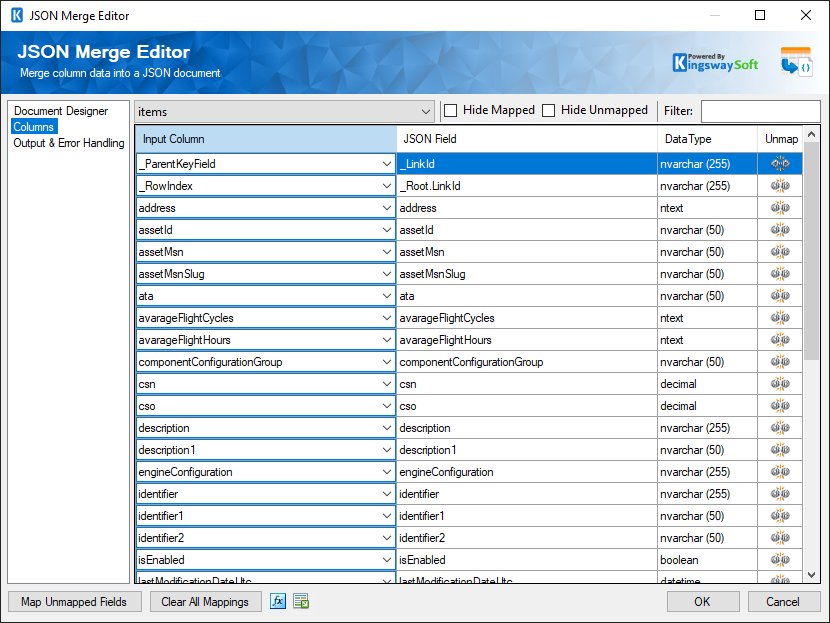 SSIS JSON Merge component